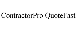 CONTRACTORPRO QUOTEFAST