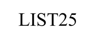 LIST25