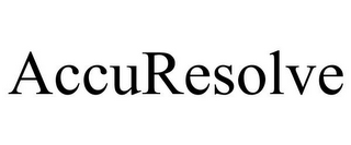 ACCURESOLVE