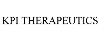 KPI THERAPEUTICS