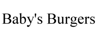 BABY'S BURGERS