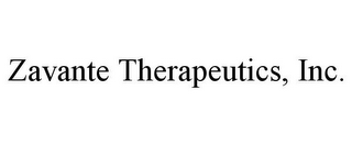 ZAVANTE THERAPEUTICS, INC.