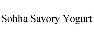 SOHHA SAVORY YOGURT