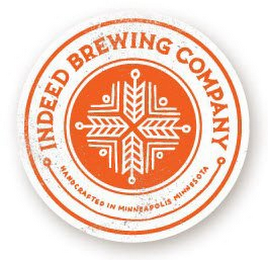 INDEED BREWING COMPANY HANDCRAFTED IN MINNEAPOLIS MINNESOTA