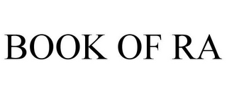 BOOK OF RA