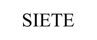 SIETE