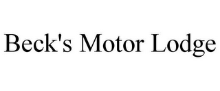BECK'S MOTOR LODGE