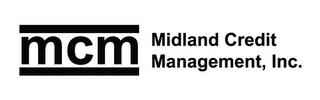 MCM MIDLAND CREDIT MANAGEMENT, INC.