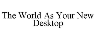 THE WORLD AS YOUR NEW DESKTOP