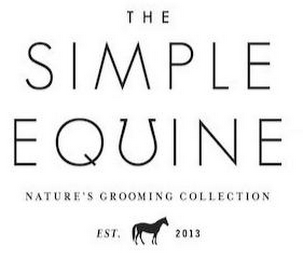 THE SIMPLE EQUINE NATURES GROOMING PRODUCTS EST. 2013