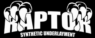 RAPTOR SYNTHETIC UNDERLAYMENT