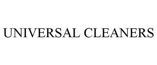 UNIVERSAL CLEANERS