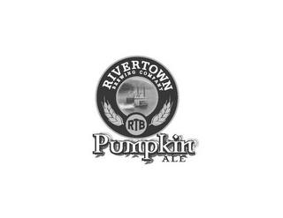 RIVERTOWN BREWING COMPANY RTB PUMPKIN ALE