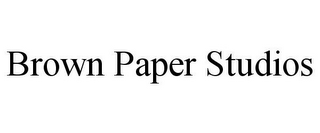 BROWN PAPER STUDIOS