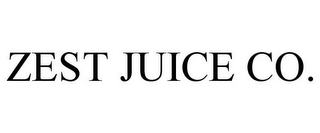 ZEST JUICE CO.