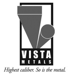 VISTA METALS HIGHEST CALIBER. SO IS THE METAL.