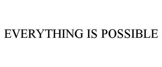 EVERYTHING IS POSSIBLE