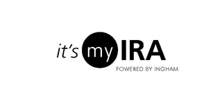 IT'S MY IRA POWERED BY INGHAM