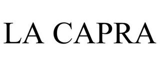LA CAPRA
