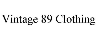 VINTAGE 89 CLOTHING