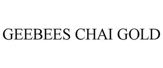 GEEBEES CHAI GOLD