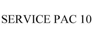 SERVICE PAC 10