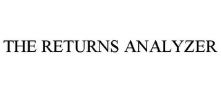 THE RETURNS ANALYZER