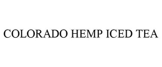 COLORADO HEMP ICED TEA