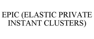 EPIC (ELASTIC PRIVATE INSTANT CLUSTERS)