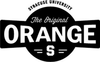 SYRACUSE UNIVERSITY THE ORIGINAL ORANGE S