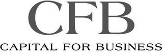 CFB CAPITAL FOR BUSINESS