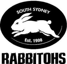 SOUTH SYDNEY EST. 1908 RABBITOHS