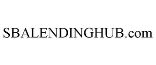 SBALENDINGHUB.COM