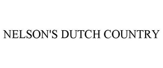 NELSON'S DUTCH COUNTRY