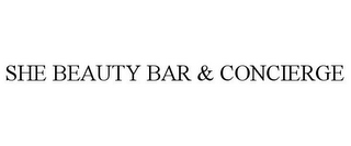 SHE BEAUTY BAR & CONCIERGE