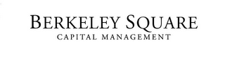 BERKELEY SQUARE CAPITAL MANAGEMENT