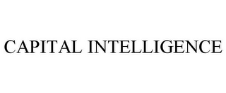 CAPITAL INTELLIGENCE