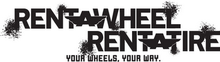 RENT A WHEEL RENT A TIRE YOUR WHEELS. YOUR WAY.