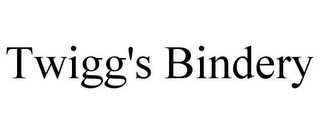 TWIGG'S BINDERY