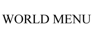 WORLD MENU