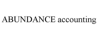 ABUNDANCE ACCOUNTING