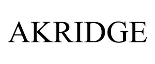 AKRIDGE