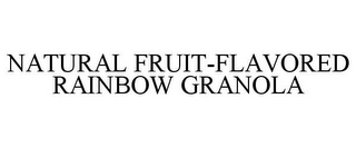 NATURAL FRUIT-FLAVORED RAINBOW GRANOLA