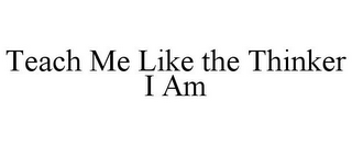 TEACH ME LIKE THE THINKER I AM