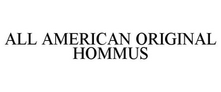 ALL AMERICAN ORIGINAL HOMMUS