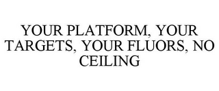 YOUR PLATFORM, YOUR TARGETS, YOUR FLUORS, NO CEILING