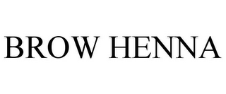 BROW HENNA