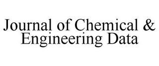 JOURNAL OF CHEMICAL & ENGINEERING DATA