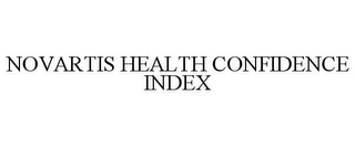 NOVARTIS HEALTH CONFIDENCE INDEX