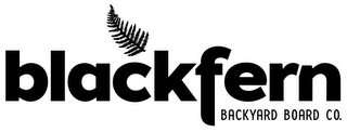 BLACKFERN BACKYARD BOARD CO.